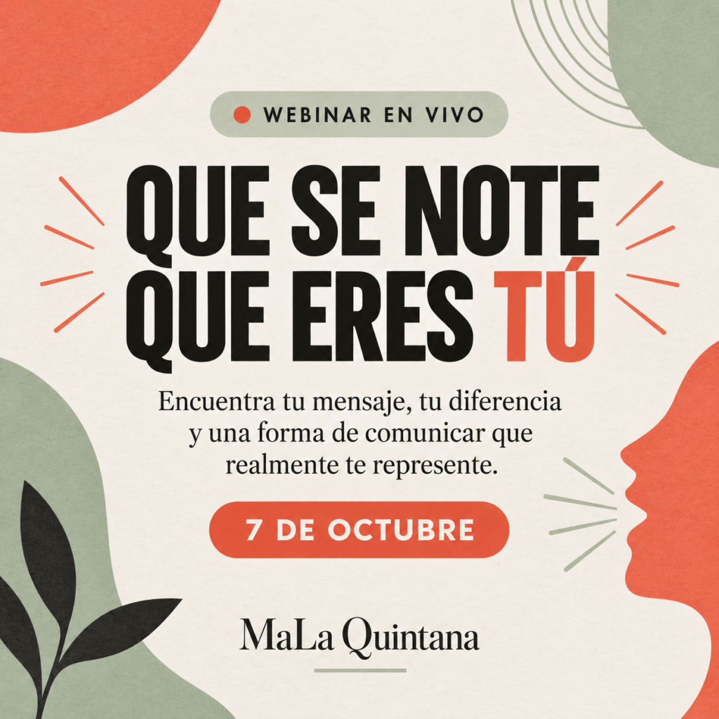 Webinar Que se note que eres tú
